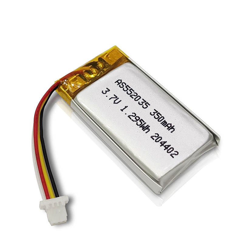 Accredited 552035 3.7V 350mAh Lithium Polymer Battery Cell for Sensible Watches – UL2054/CB/KC/CE/WERCS/UN38.3 Licensed